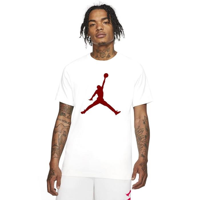 M Jordan Jumpman NBA Erkek Beyaz Basketbol Tişört CJ0921-102 1285947