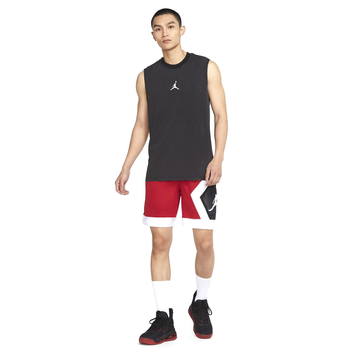 M Jordan Df Air Slvls Top NBA Erkek Siyah Basketbol Atlet DC3236-010