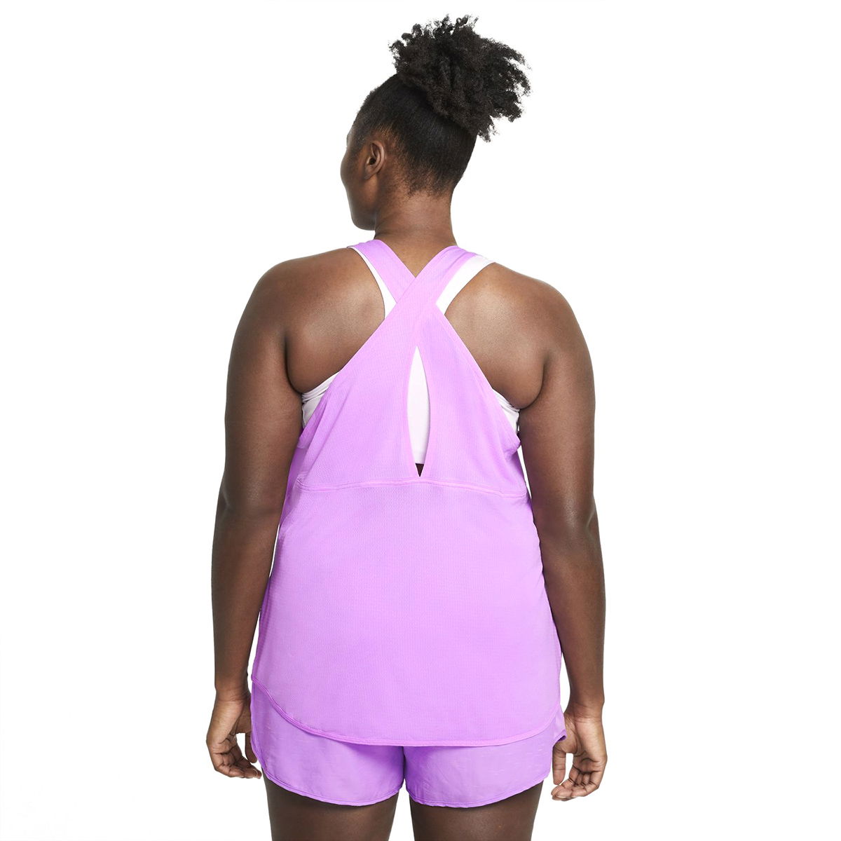 W Nk Breathe Tank Cool Plus Kadın Mor Koşu Atlet DJ2576-597
