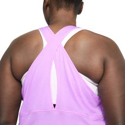 W Nk Breathe Tank Cool Plus Kadın Mor Koşu Atlet DJ2576-597