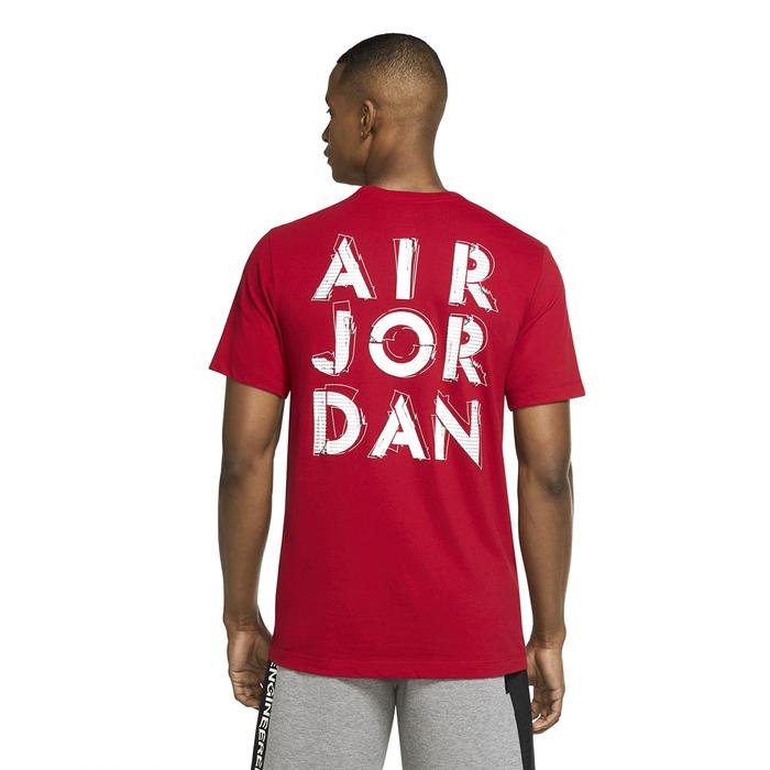 M Jordan Dfct Air Perf Gfx Crew NBA Erkek Kırmızı Basketbol Tişört CZ8087-687 1286145