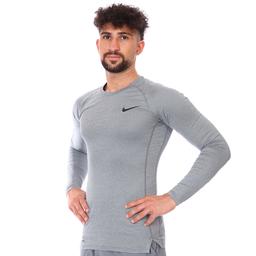 Pro Erkek Gri Futbol Uzun Kollu Tişört BV5588-068