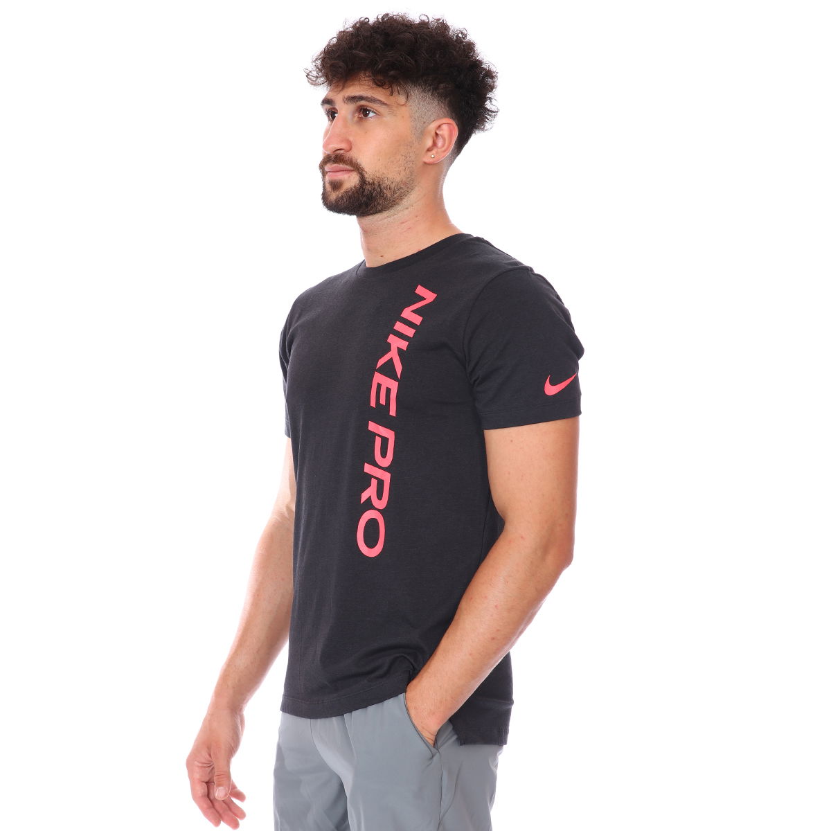 Pro Burnout Erkek Siyah Antrenman Tişört CU4975-011