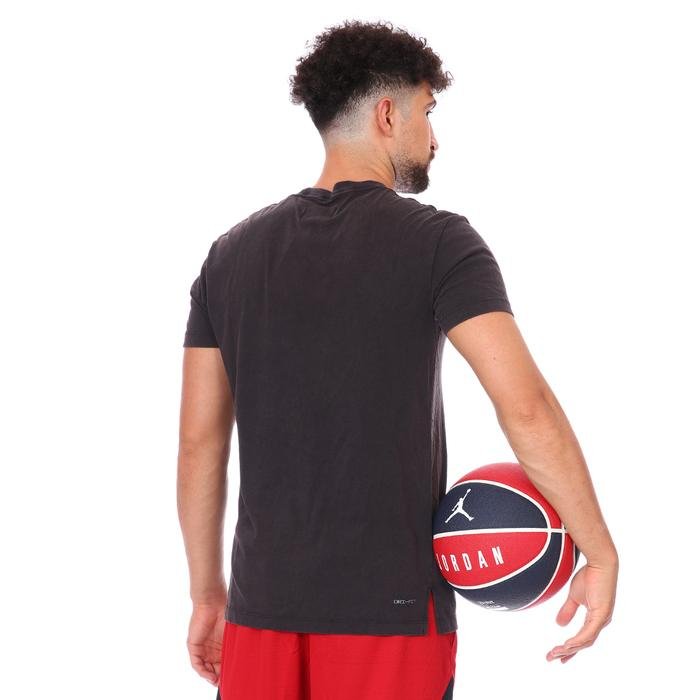 M Jordan Df Air Dry Gfx Ss Top NBA Erkek Siyah Basketbol Tişört DA2694-010 1286317