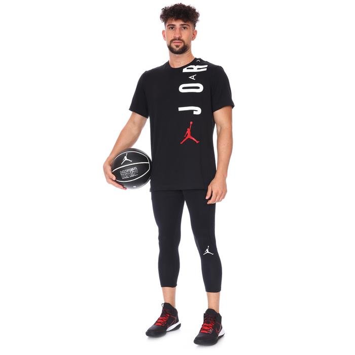 M Jordan Air Stretch Ss Crew NBA Erkek Siyah Basketbol Tişört CZ8402-010 1286160