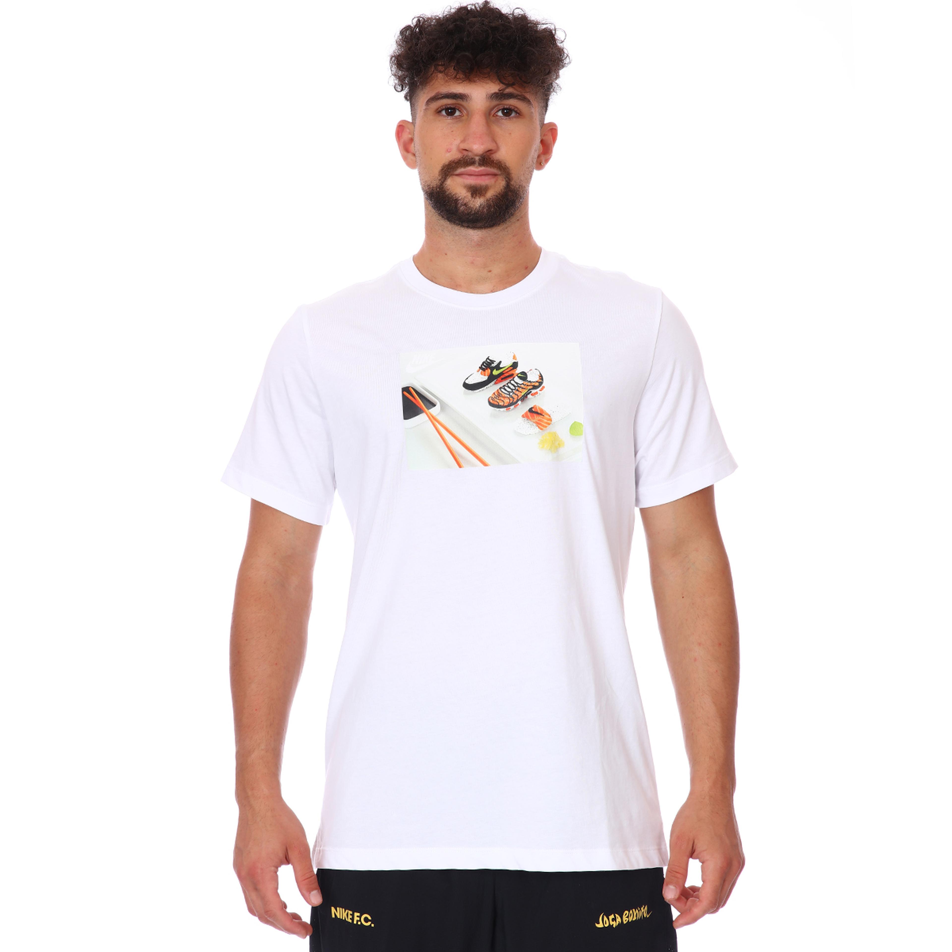 M Nsw Tee Food Shoeshi Erkek Beyaz Günlük Stil Tişört DD1326-100