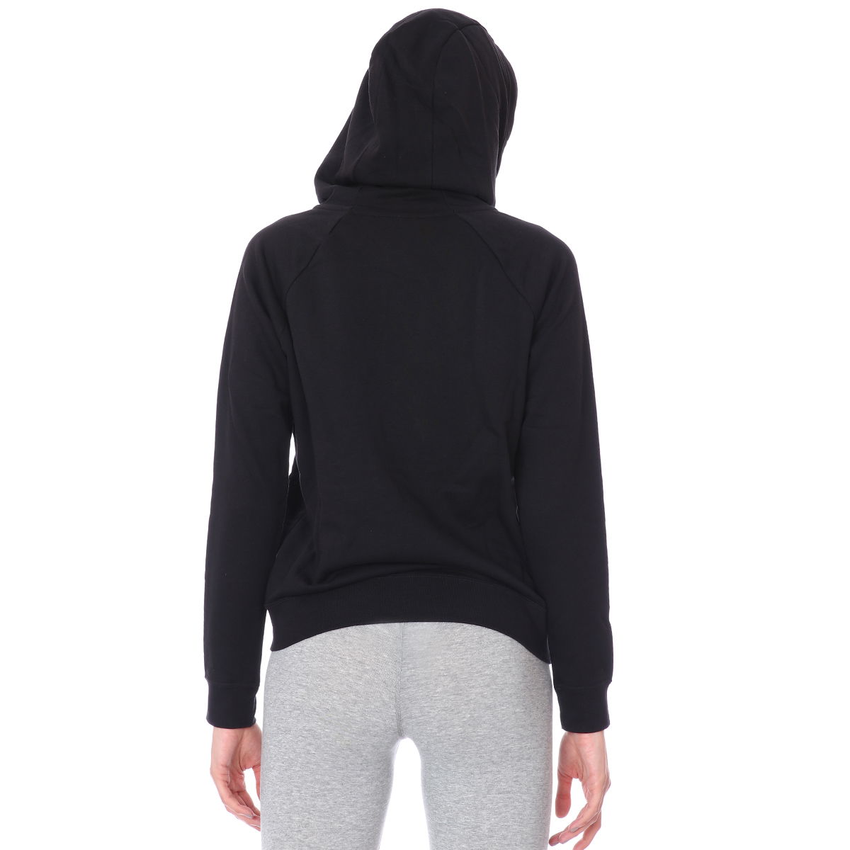 W Nsw Essntl Flc Gx Hoodie Kadın Siyah Günlük Stil Sweatshirt BV4126-010