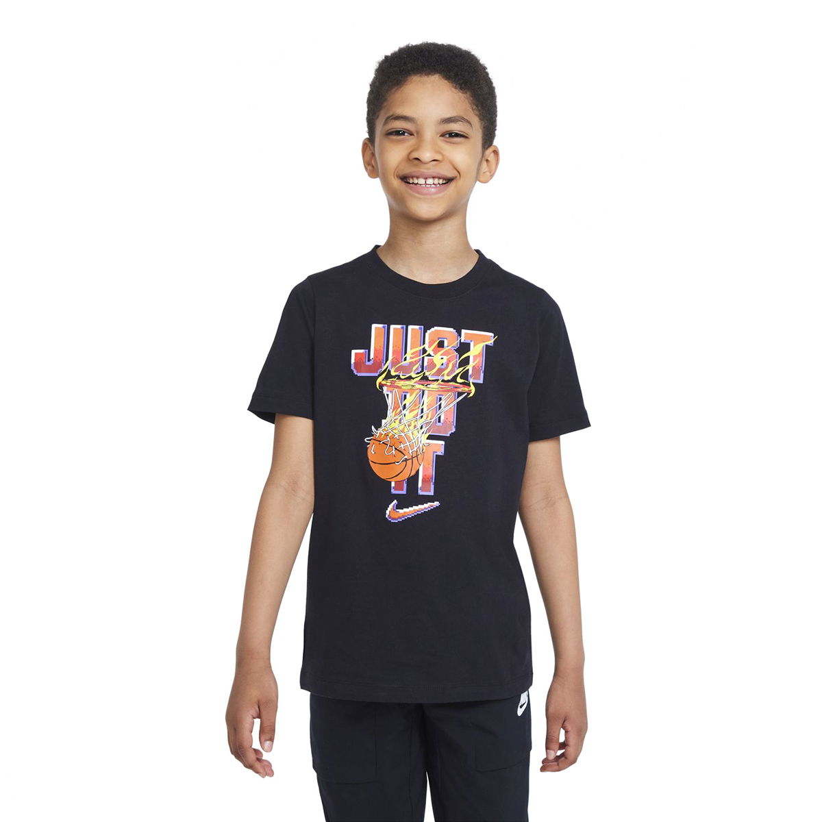 B Nsw Tee Basketball Gamer Jdi Çocuk Siyah Günlük Stil Tişört DJ6626-010