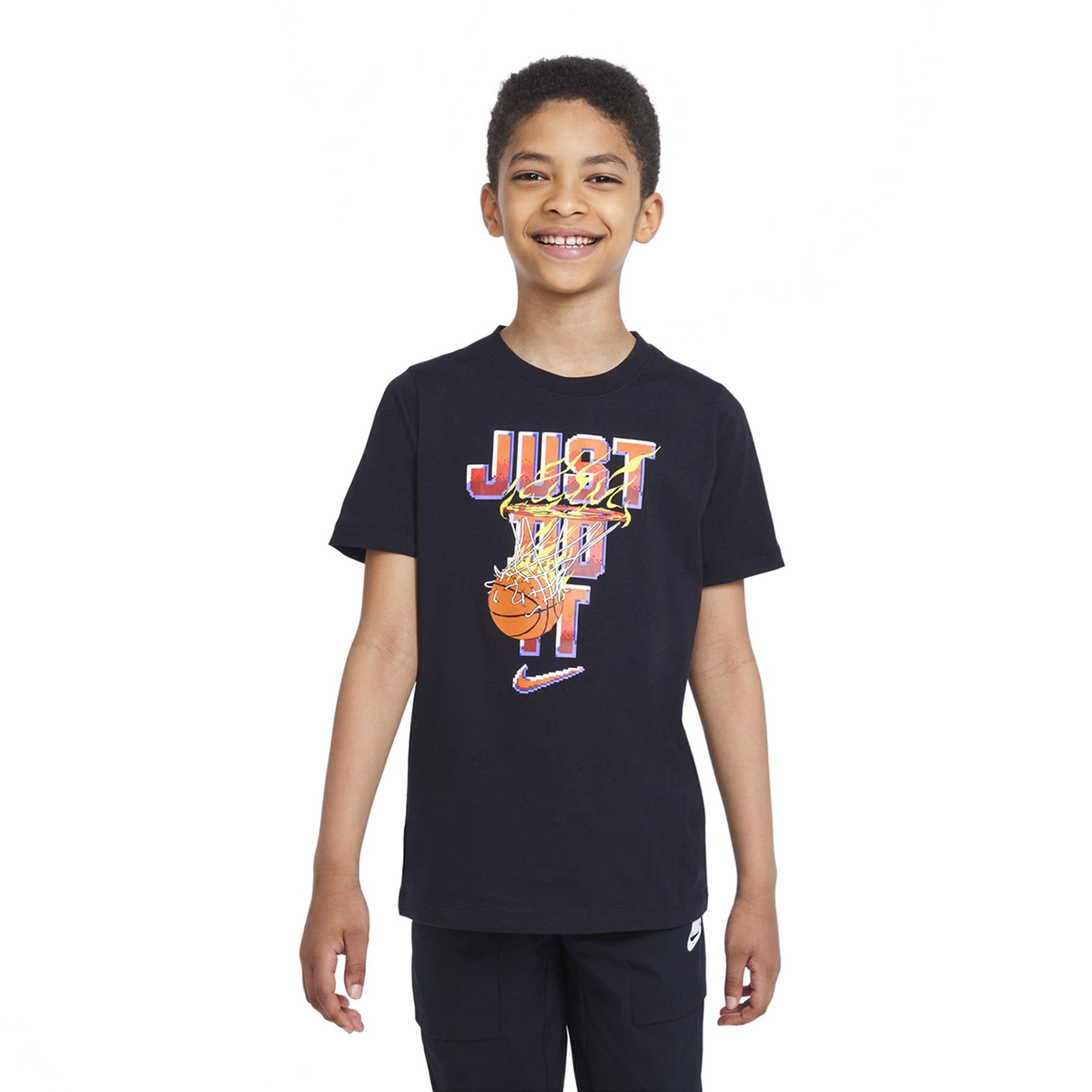 B Nsw Tee Basketball Gamer Jdi Çocuk Siyah Günlük Stil Tişört DJ6626-010