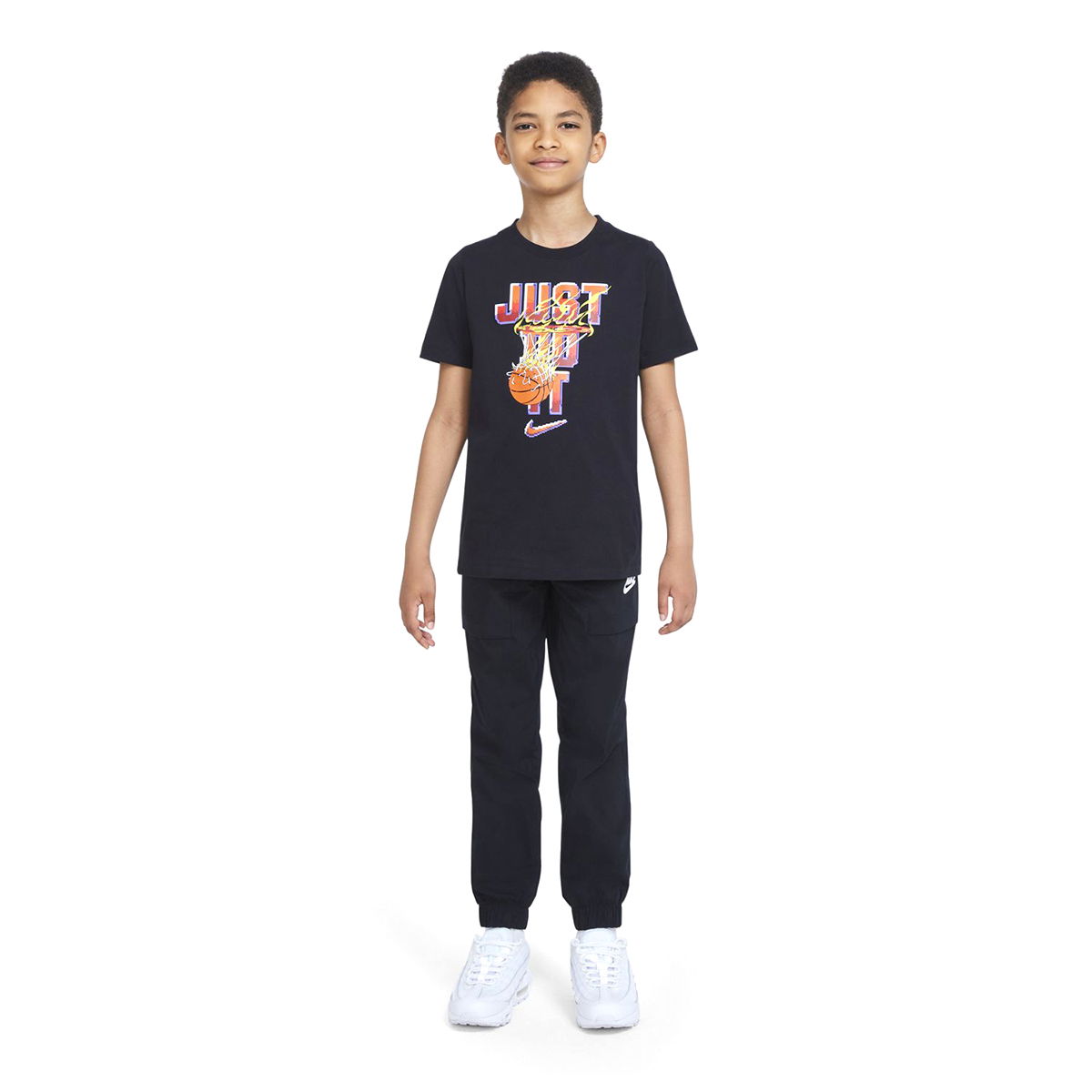 B Nsw Tee Basketball Gamer Jdi Çocuk Siyah Günlük Stil Tişört DJ6626-010