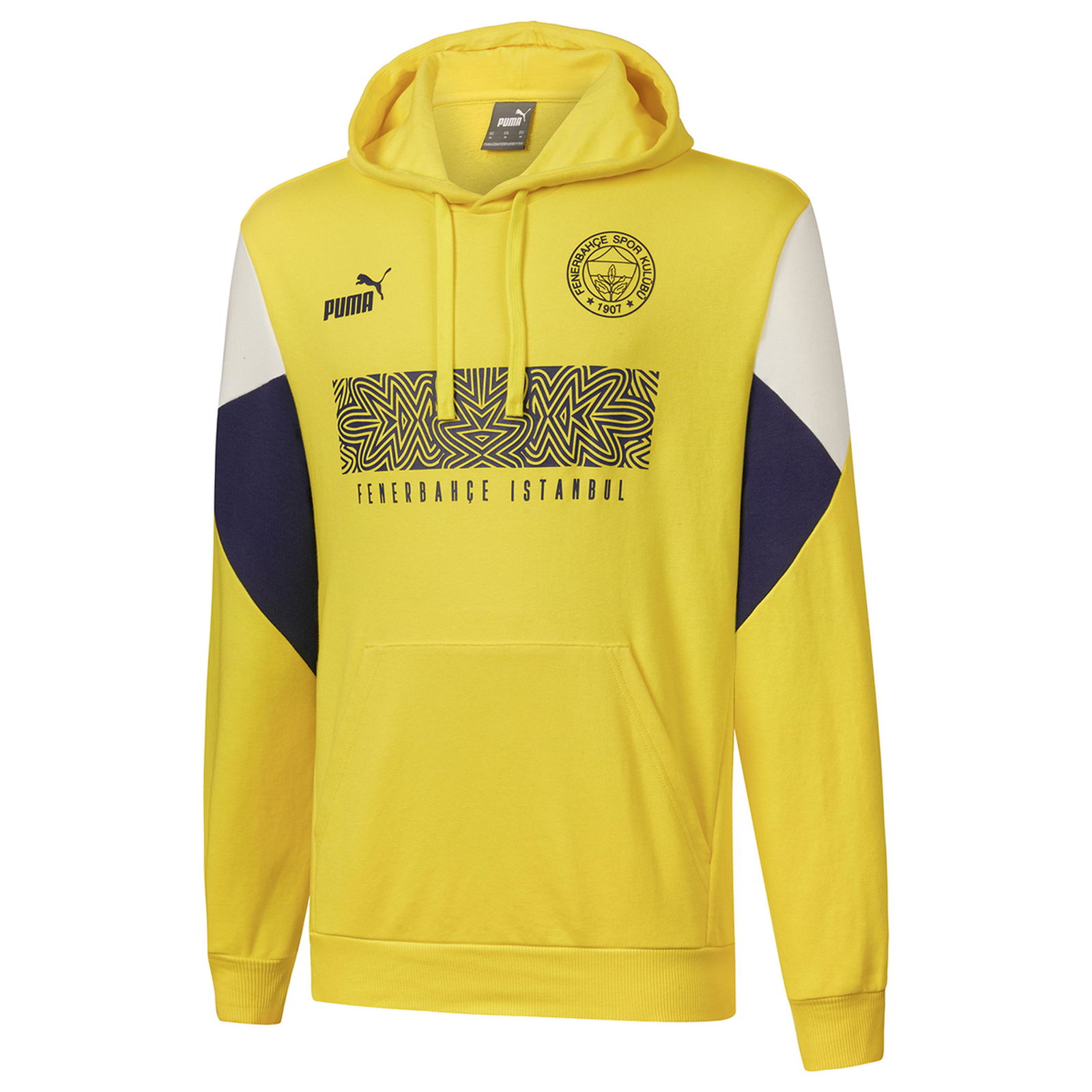 Fenerbahçe SK 21/22 Sezonu Erkek Sarı Futbol Sweatshirt 76703301