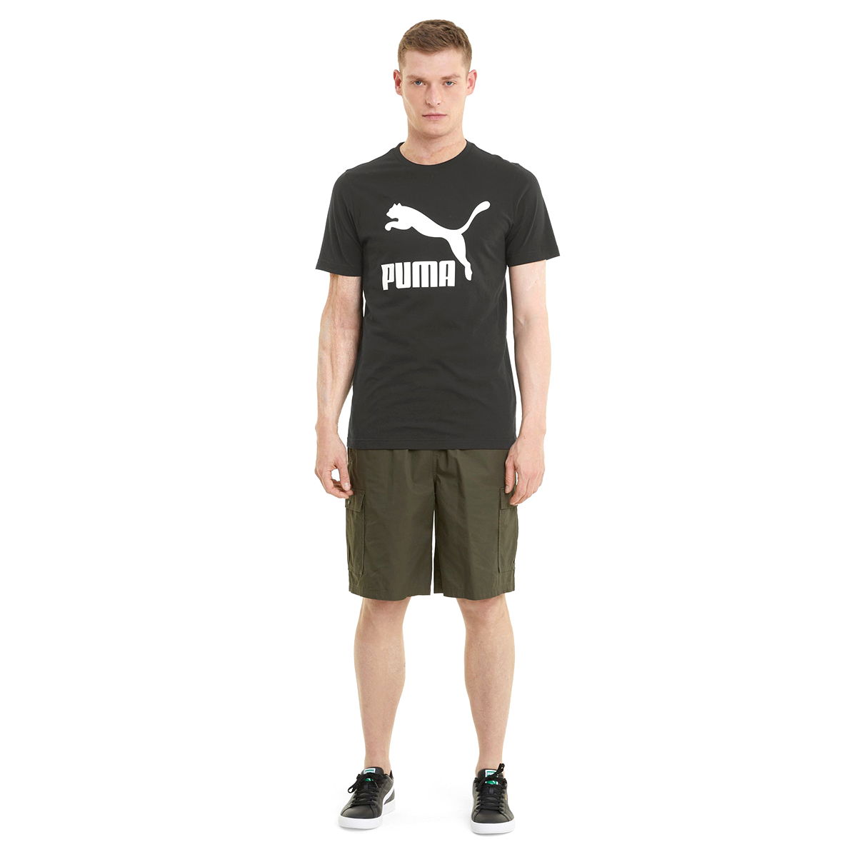 Classics Logo Tee Erkek Siyah Günlük Stil Tişört 53008801