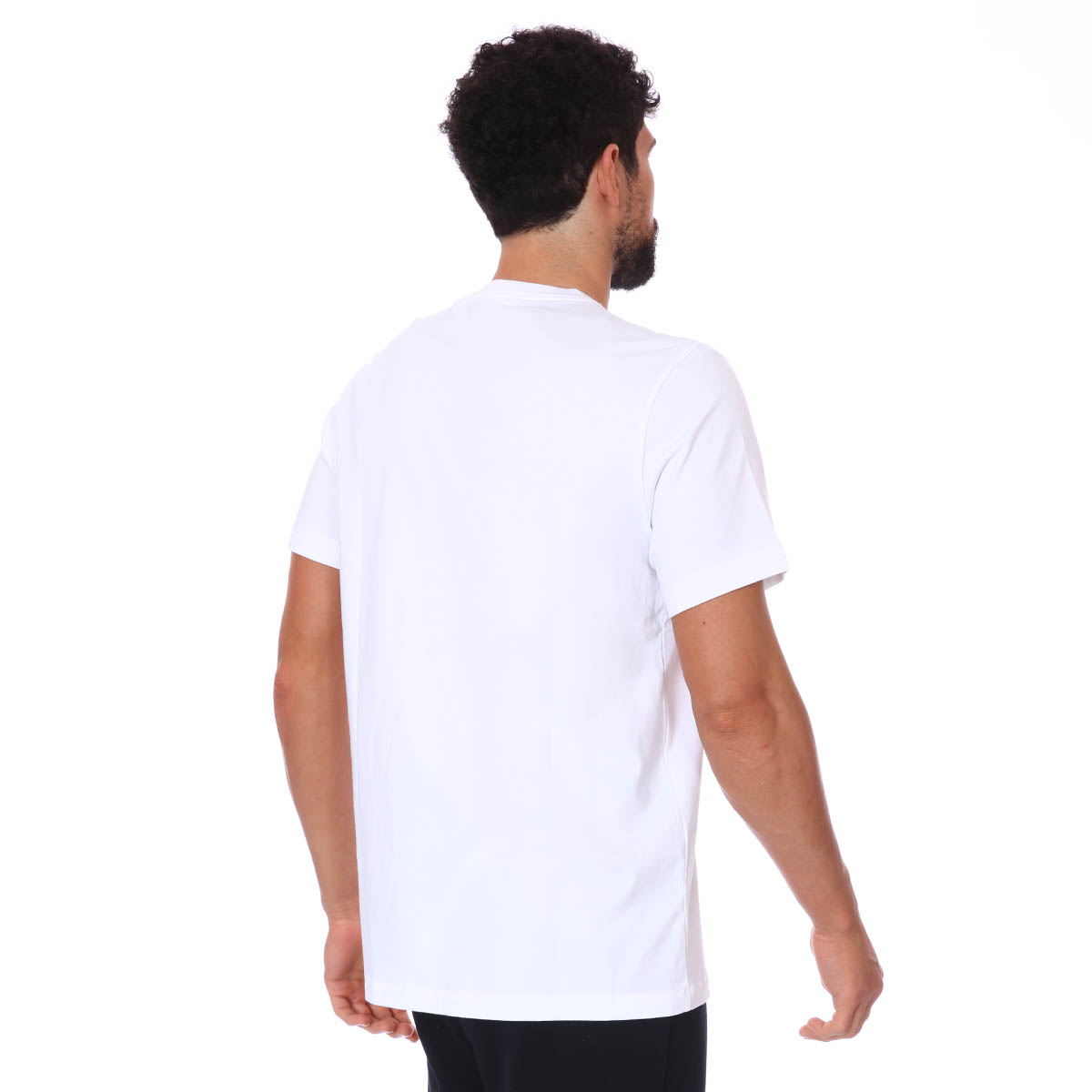 M Nsw Tee Swoosh Erkek Beyaz Günlük Stil Tişört DB6470-100