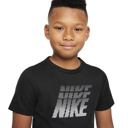 B Nk Df Breathe Gfx Ss Top Çocuk Siyah Günlük Stil Tişört DD8539-010