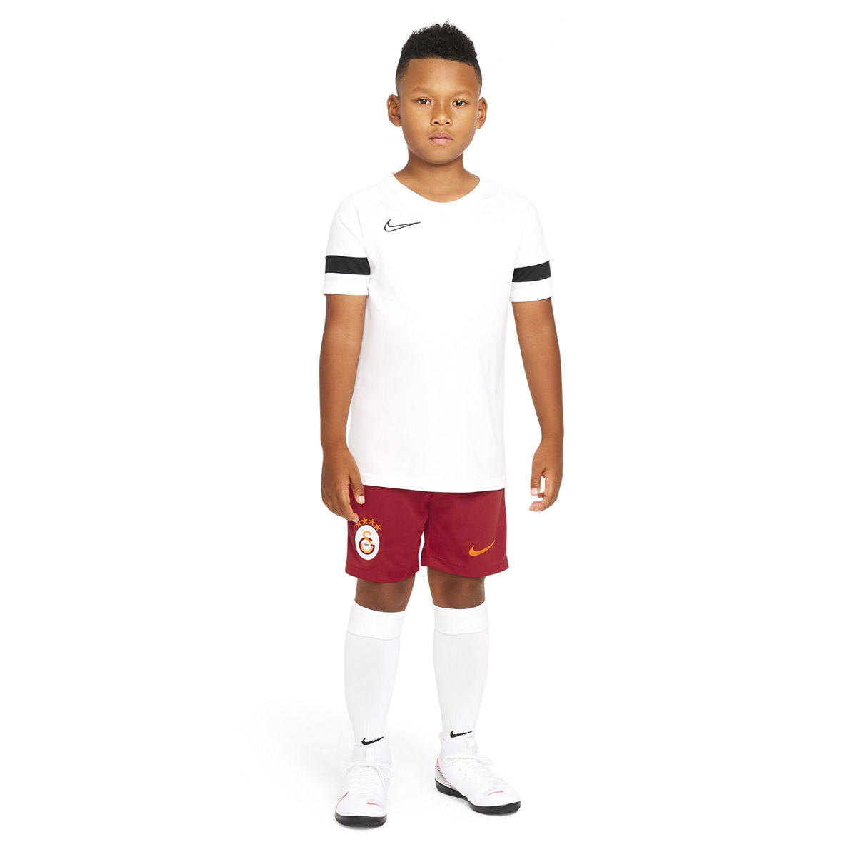 Galatasaray 21/22 Sezonu Çocuk İç Saha/Deplasman Futbol Şortu CV8323-628
