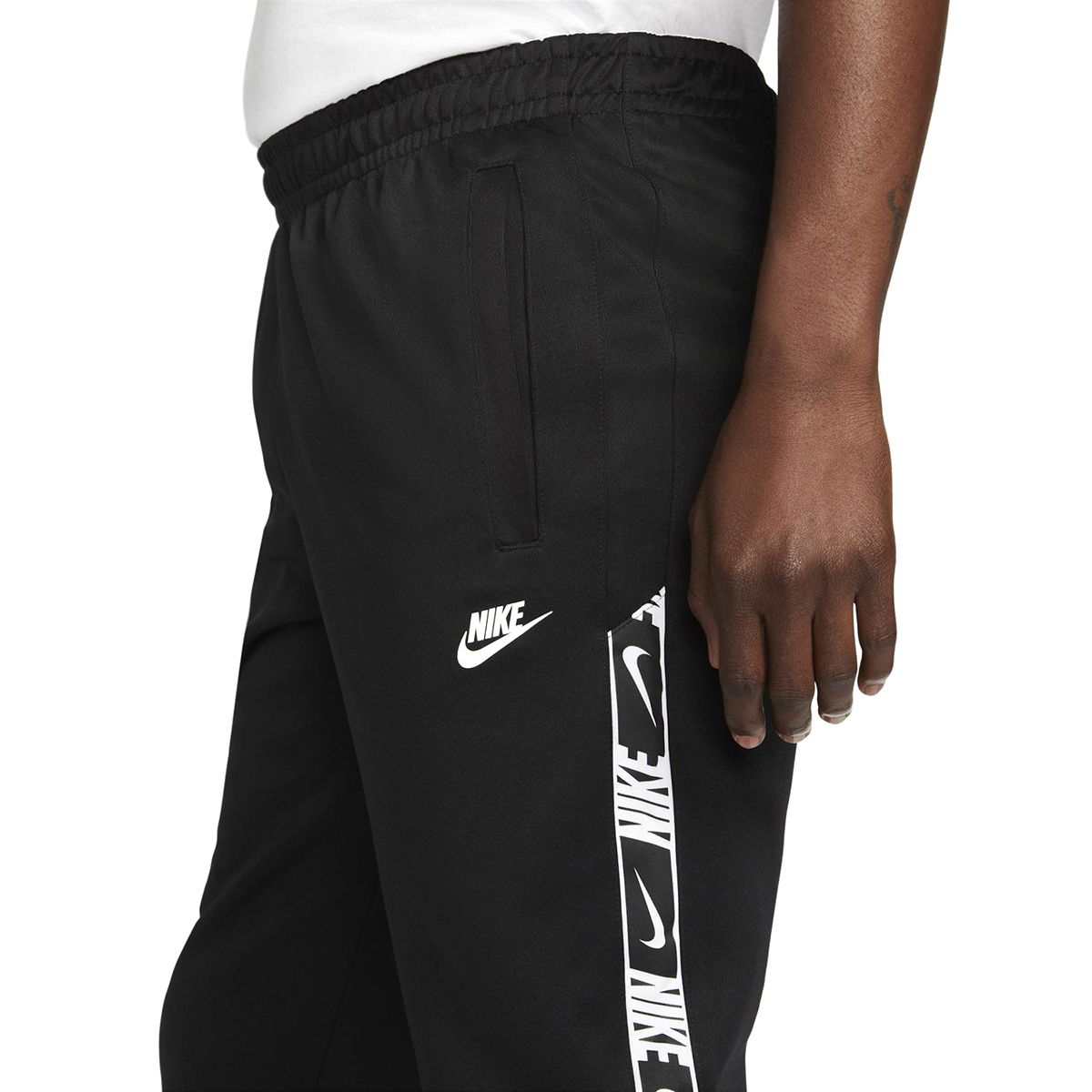 M Nsw Repeat Pk Jogger Erkek Siyah Günlük Stil Eşofman Altı DM4673-010