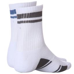 Sportive Tenis Corap Çizgili 2Li Unisex Beyaz Günlük Stil 2'li Çorap 2021013-BÇ