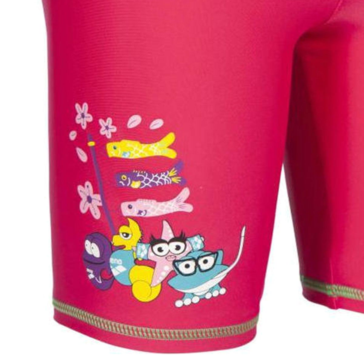 Awt Kids Girl Uv Jammer Çocuk Çok Renkli Yüzücü Mayosu 003093906