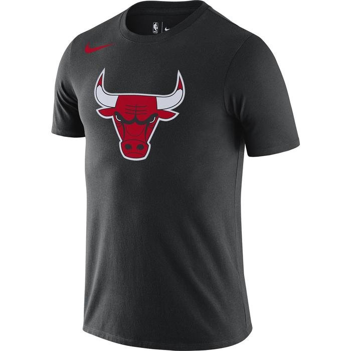Chicago Bulls NBA Df Es Logo Ss Tee Erkek Siyah Basketbol Tişört DA6005-010 1306890