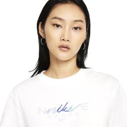 W Nsw Bf Tee Craft Kadın Beyaz Günlük Stil Tişört DJ1834-100