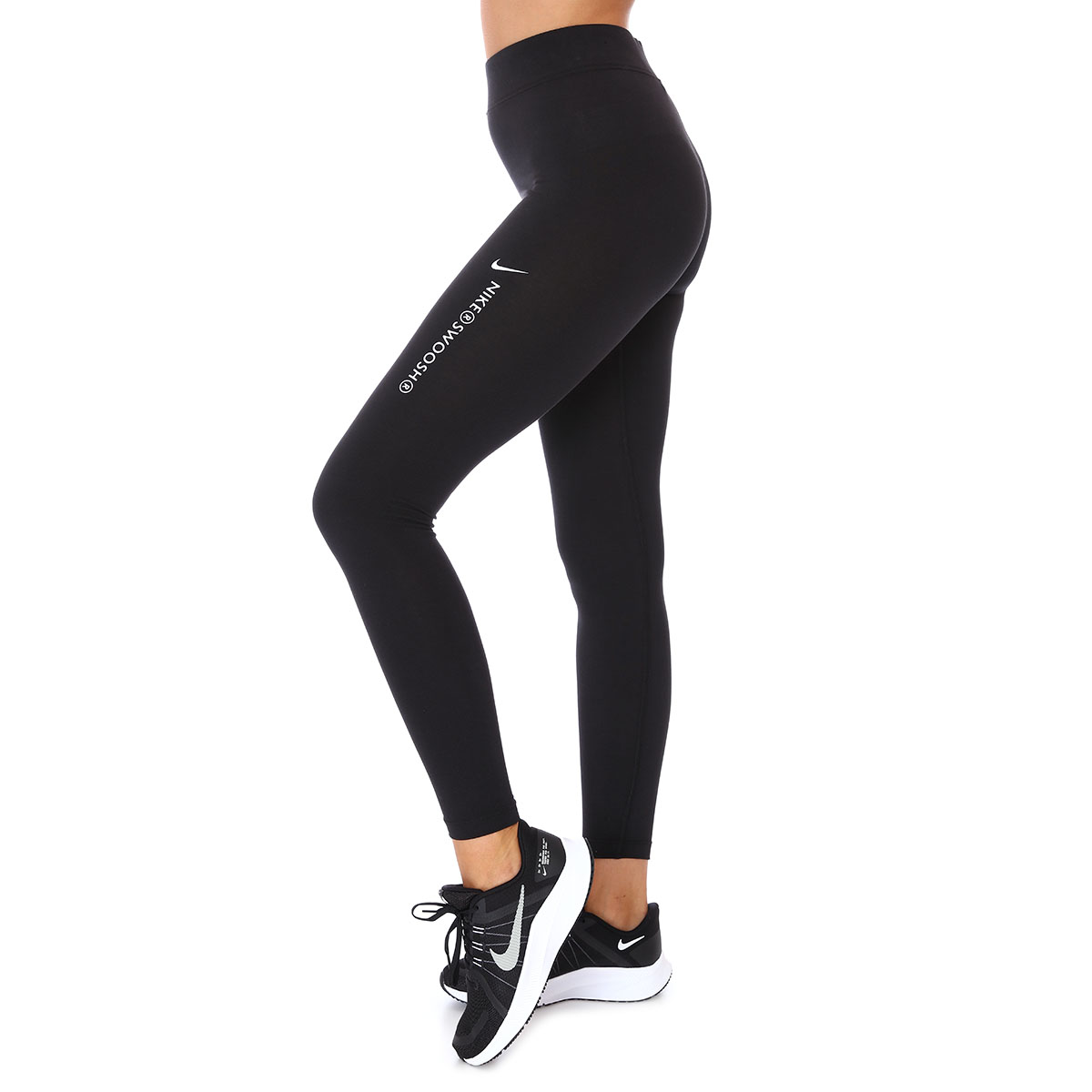 W Nsw Swsh Lggng Hr Kadın Siyah Günlük Stil Tayt CZ8901-010