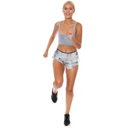 The Yoga Luxe Crop Tank Kadın Gri Antrenman Atlet CV0576-073