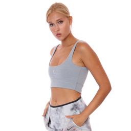 The Yoga Luxe Crop Tank Kadın Gri Antrenman Atlet CV0576-073