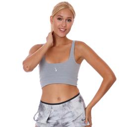The Yoga Luxe Crop Tank Kadın Gri Antrenman Atlet CV0576-073