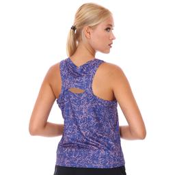 W Nkct Victory Tank Print Kadın Mor Tenis Atlet CV4851-510