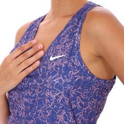 W Nkct Victory Tank Print Kadın Mor Tenis Atlet CV4851-510