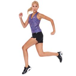 W Nkct Victory Tank Print Kadın Mor Tenis Atlet CV4851-510