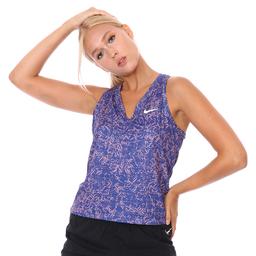 W Nkct Victory Tank Print Kadın Mor Tenis Atlet CV4851-510