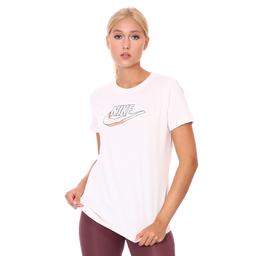 W Nsw Tee Futura Kadın Pembe Günlük Stil Tişört DJ1820-640