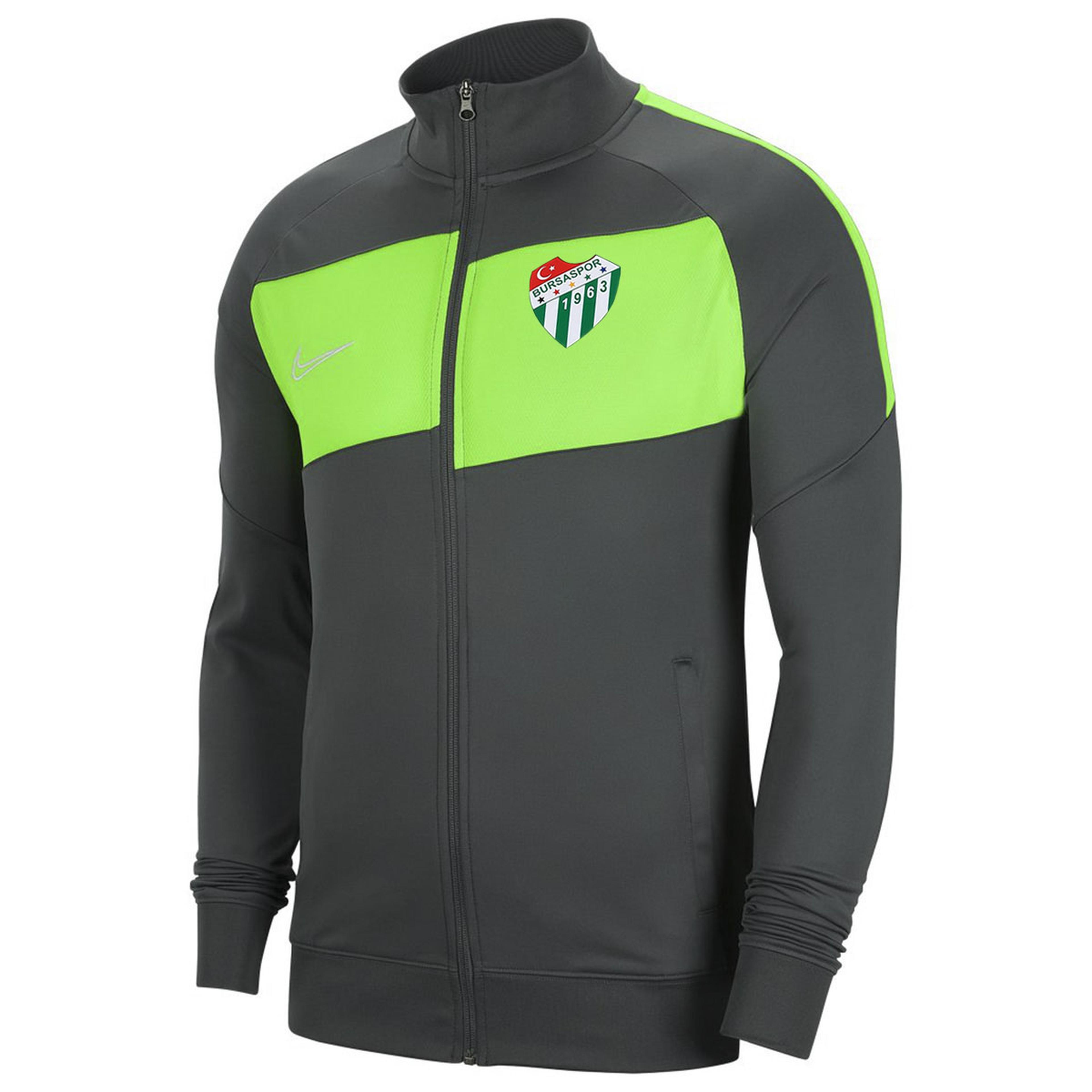 Bursaspor Df Acdpr Jkt K Erkek Siyah Futbol Ceket BV6918-060-BUR-DIG