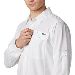 Am1568 Silver Ridge Lite Long Sleeve Shirt Erkek Beyaz Outdoor Gömlek AM1568-100