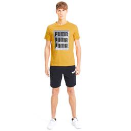Summer Print Graphic Tee Golden Rod Erkek Sarı Günlük Stil Tişört 58416525