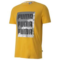 Summer Print Graphic Tee Golden Rod Erkek Sarı Günlük Stil Tişört 58416525