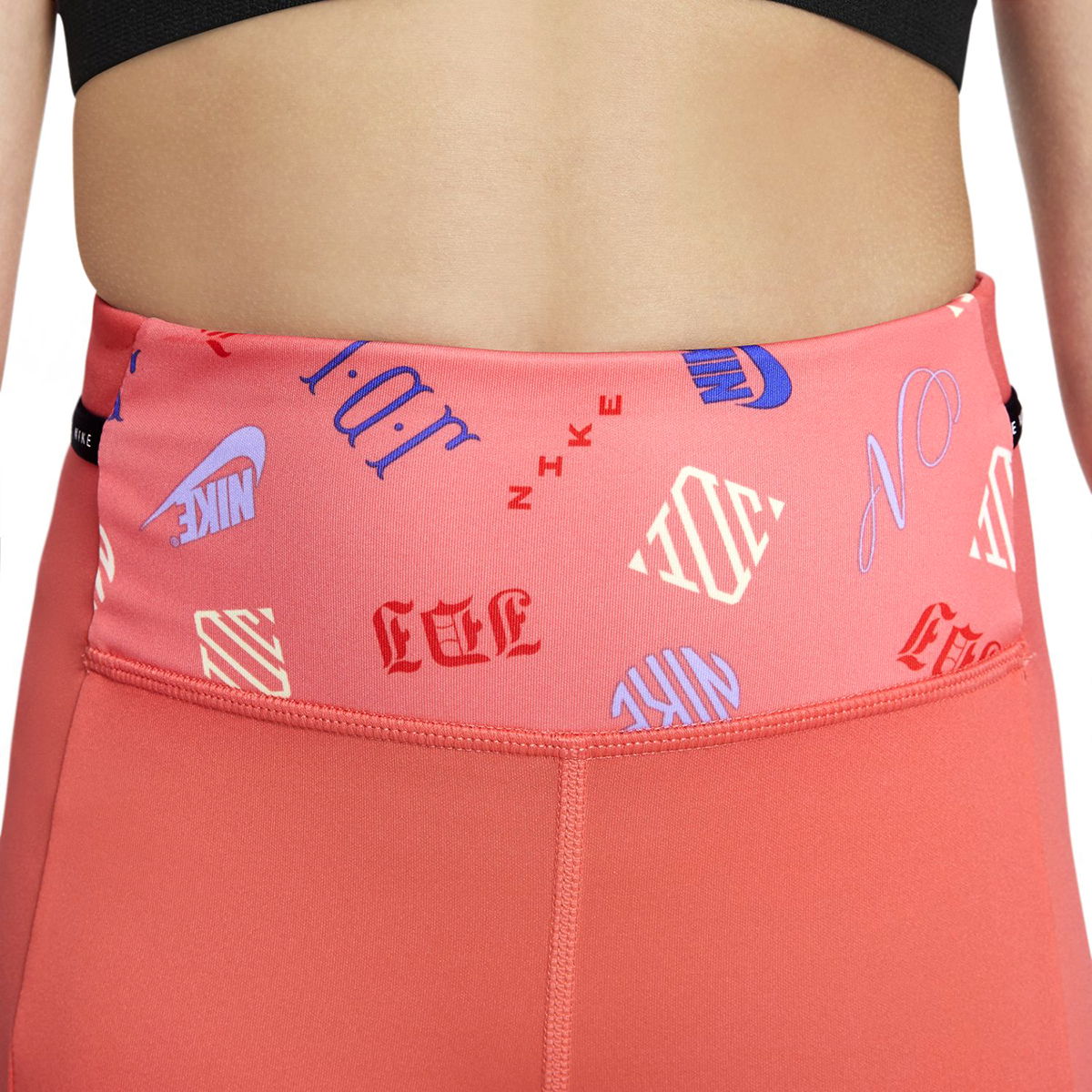 One Luxe Dri-Fit Çocuk Turuncu Antrenman Taytı DD7638-814