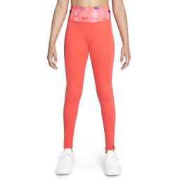 One Luxe Dri-Fit Çocuk Turuncu Antrenman Taytı DD7638-814
