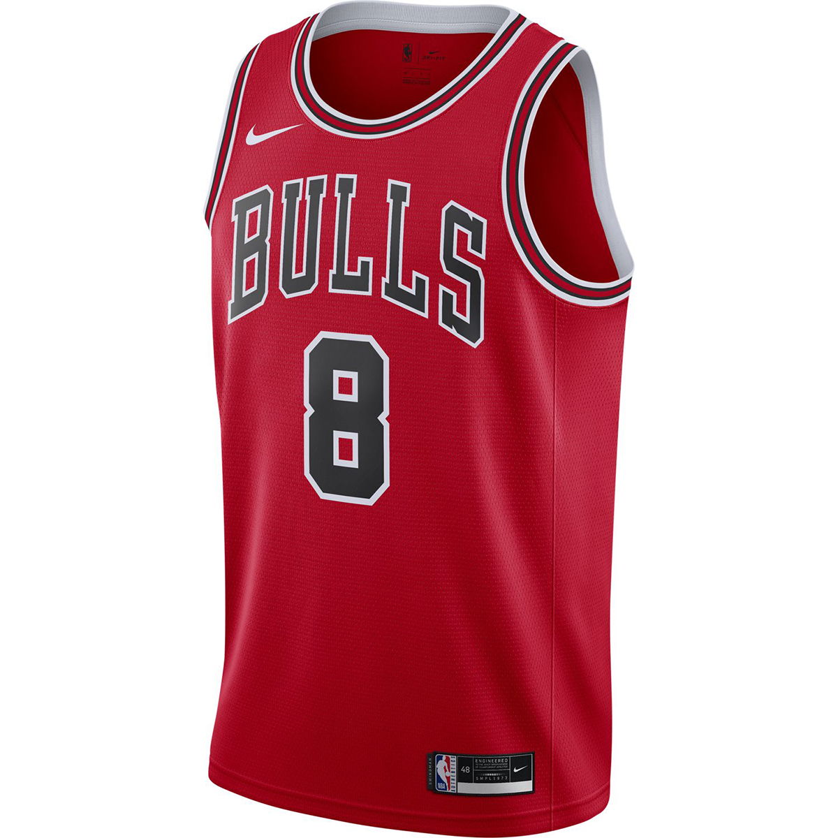 Chicago Bulls NBA Jsy Icon 20 Erkek Kırmızı Basketbol Atlet CW3660-660