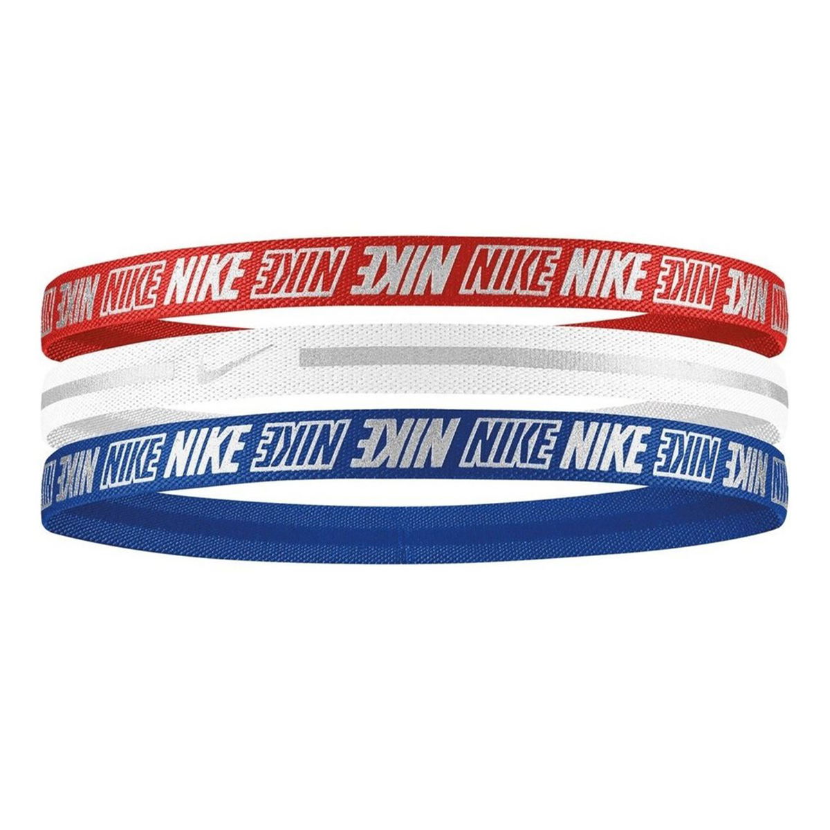 Metallic Headbands 3Pk 2.0 Unisex Kırmızı Antrenman Saç Bandı N.000.2755.952.OS