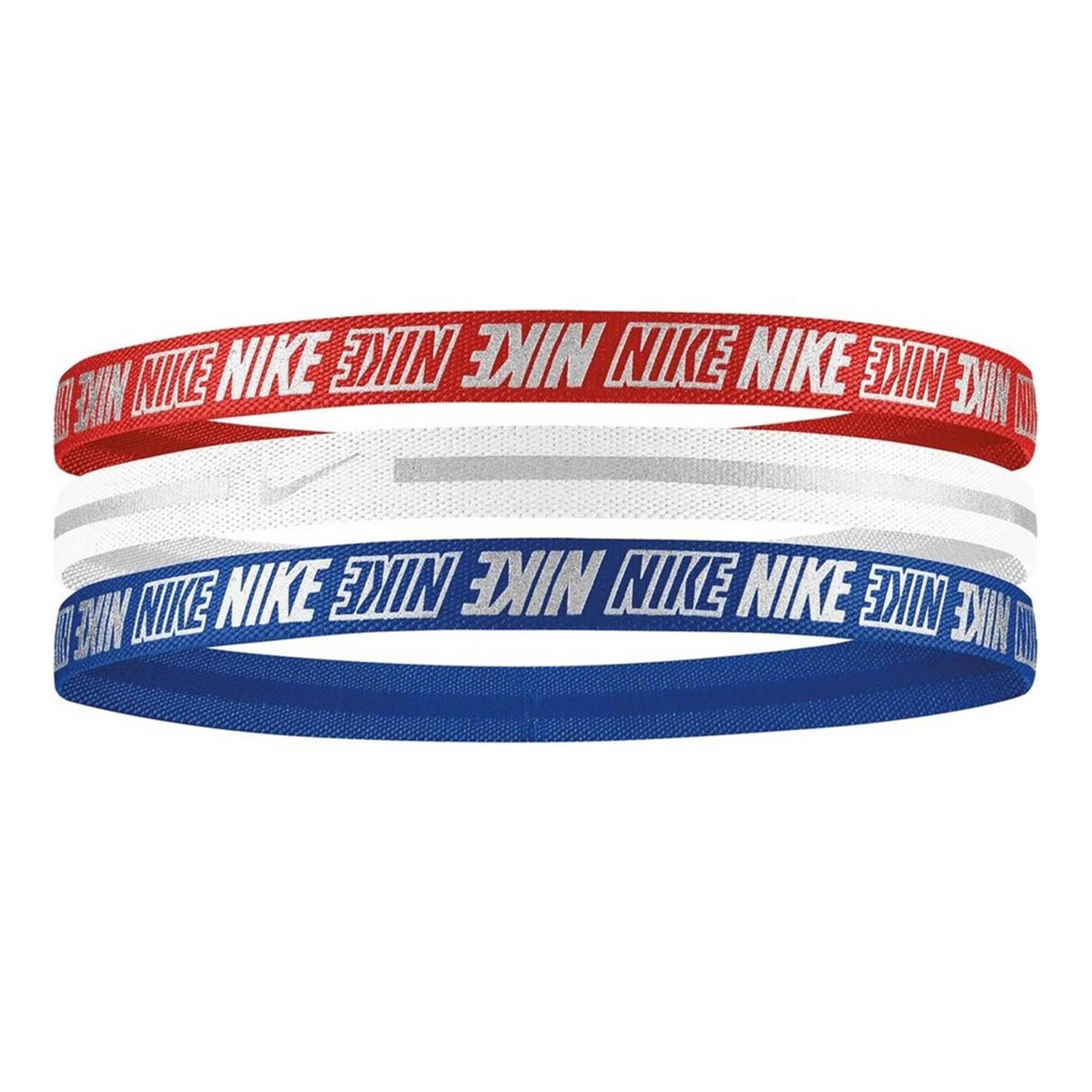 Metallic Headbands 3Pk 2.0 Unisex Kırmızı Antrenman Saç Bandı N.000.2755.952.OS