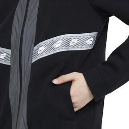 B Nsw Elevated Trims Fz Çocuk Siyah Günlük Stil Sweatshirt DD8704-010
