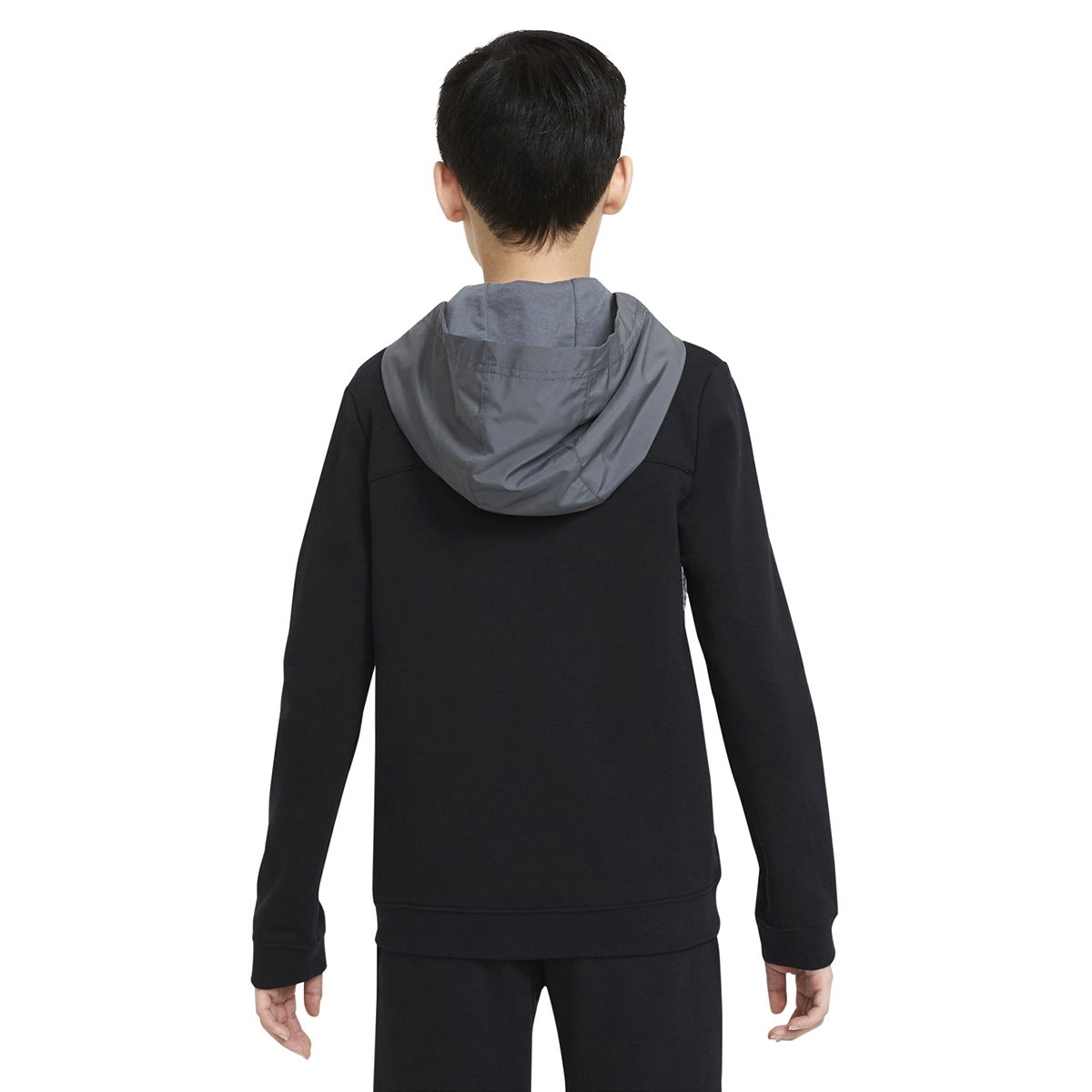 B Nsw Elevated Trims Fz Çocuk Siyah Günlük Stil Sweatshirt DD8704-010