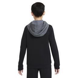 B Nsw Elevated Trims Fz Çocuk Siyah Günlük Stil Sweatshirt DD8704-010