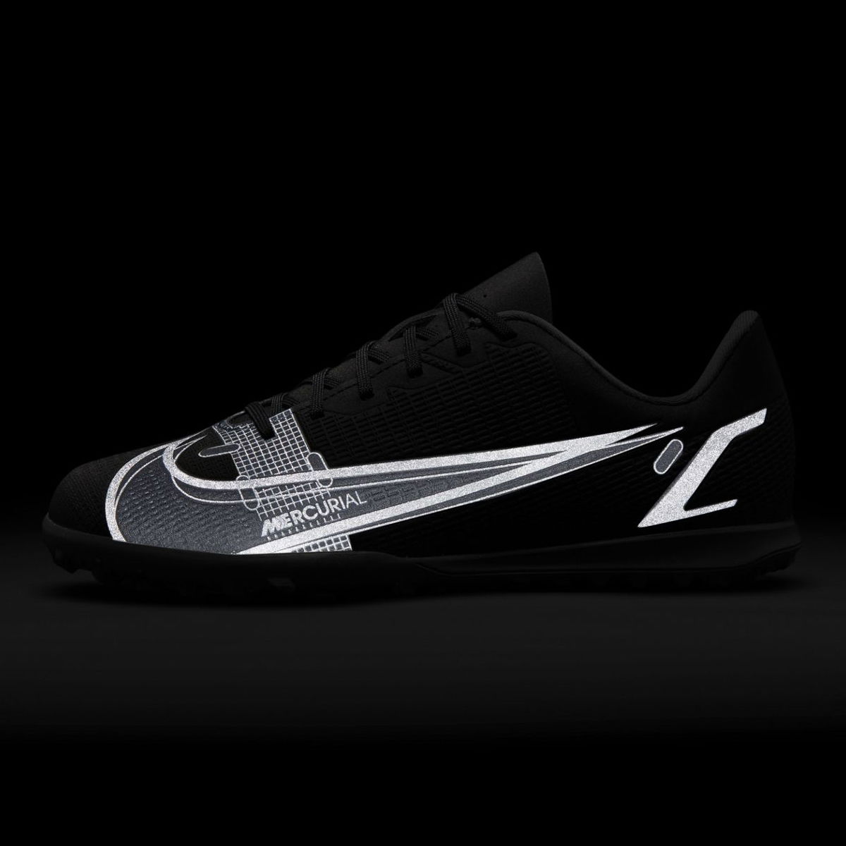 Mercurial Jr Vapor 14 Club Tf Çocuk Siyah Halı Saha Ayakkabısı CV0945-004
