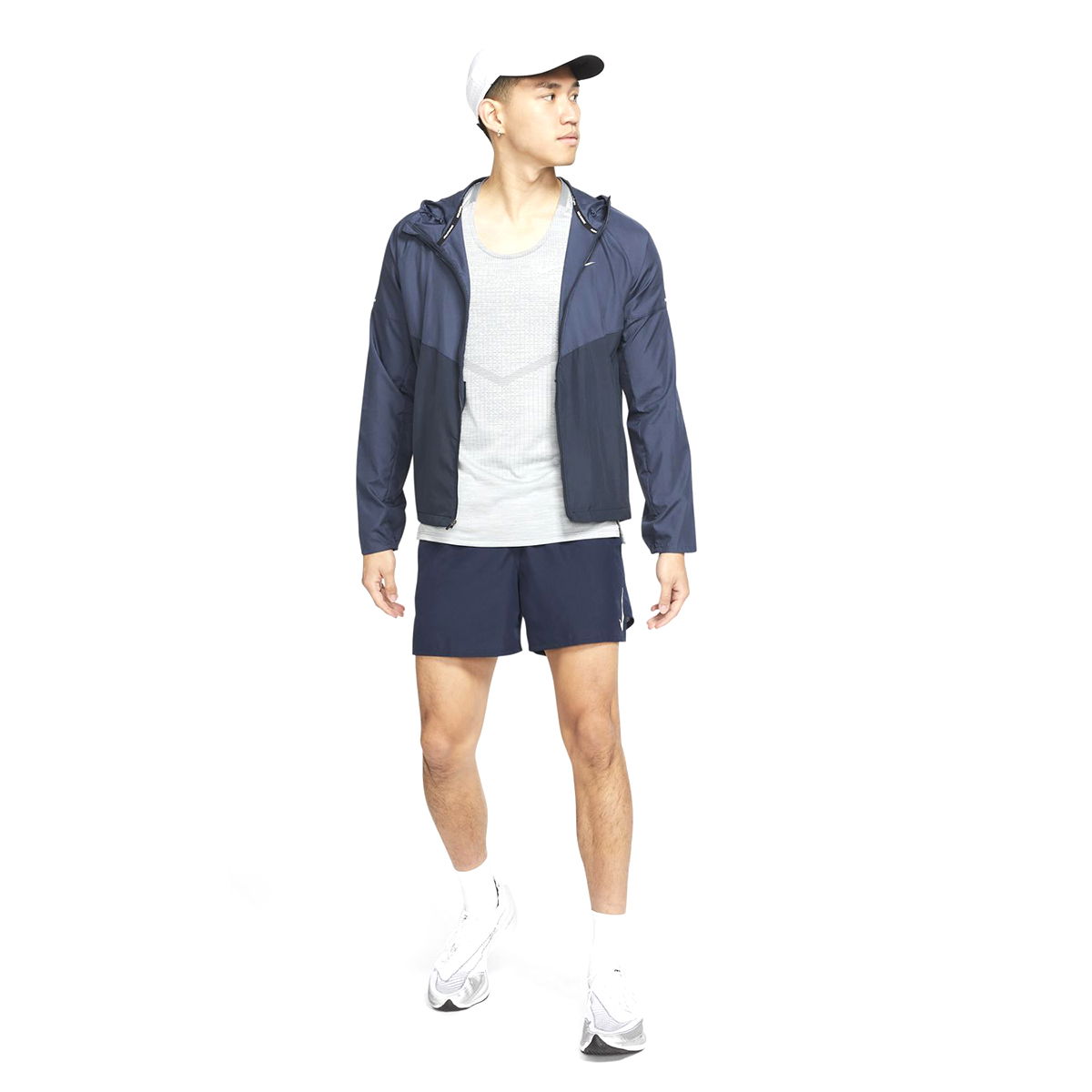 M Nk Rpl Miler Jkt Erkek Mavi Koşu Montu DD4746-437
