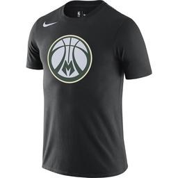Milwaukee Bucks NBA Erkek Siyah Basketbol Tişört DA6029-010