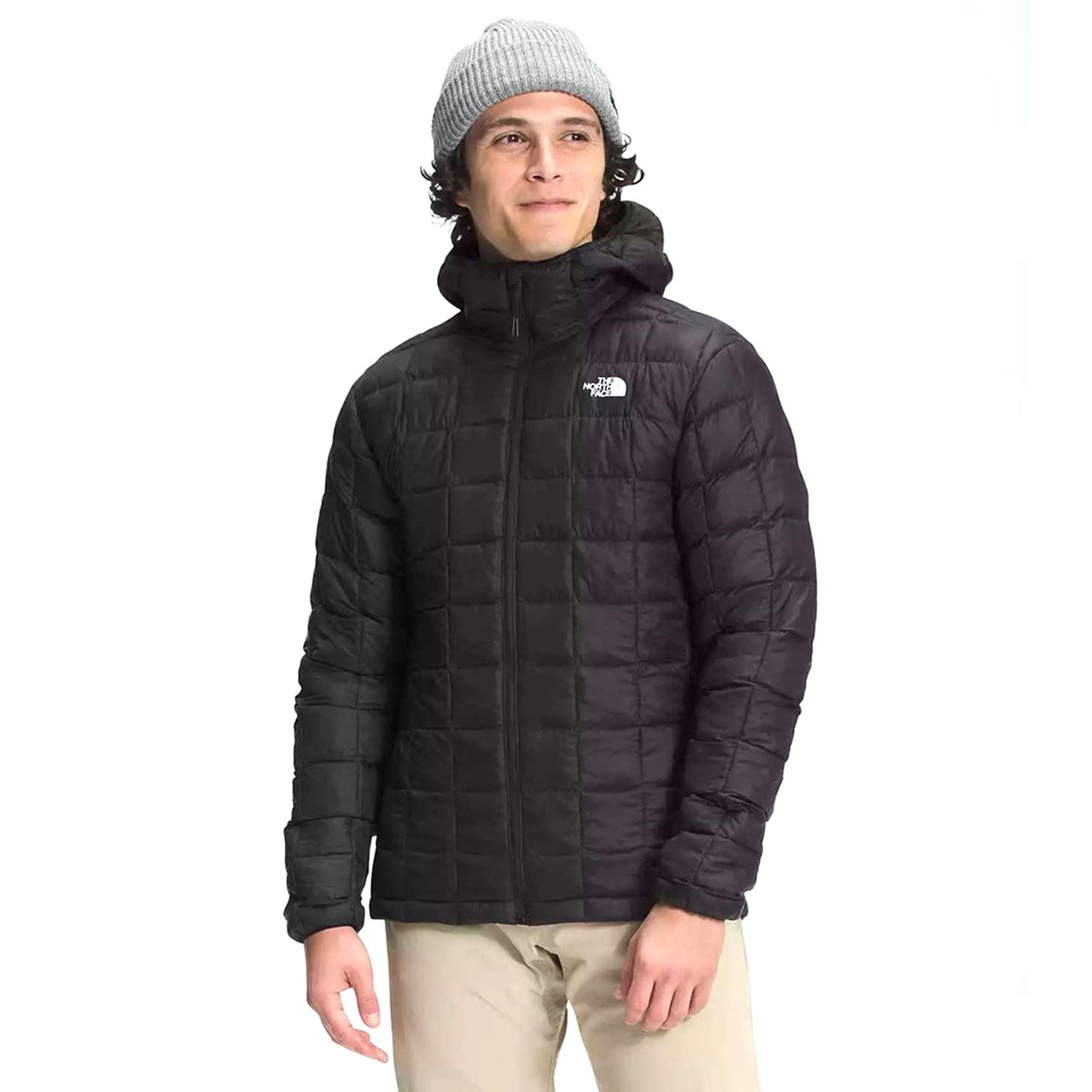 Thermoball Eco Erkek Siyah Outdoor Kapşonlu Mont NF0A5GLKJK31