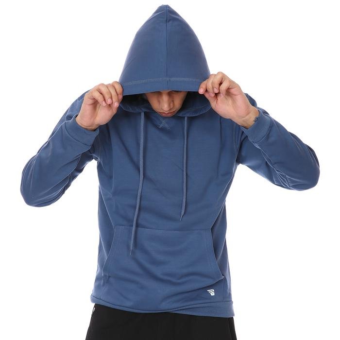 Spo-Shoodie Erkek Mavi Günlük Stil Sweatshirt 712203-LCV 1280591